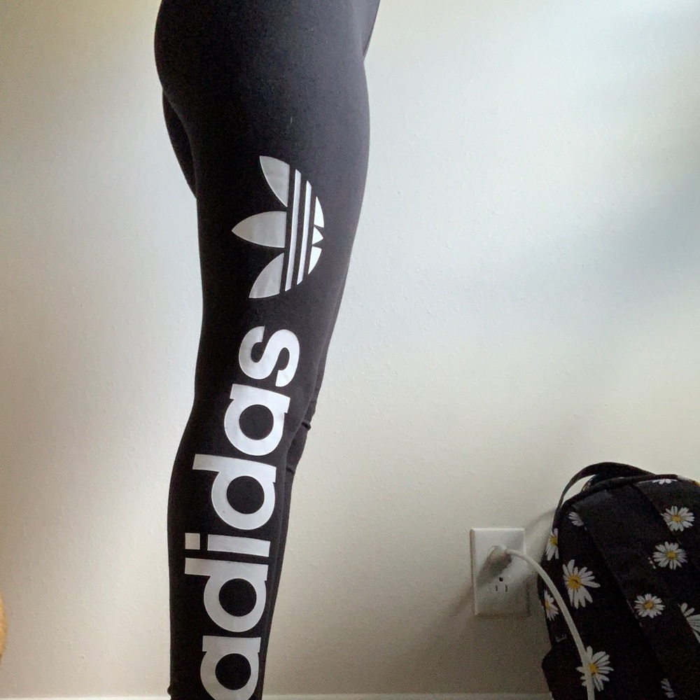 Adidas black leggings